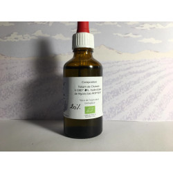 Macérât huileux chanvre 20% CBD 30ml et 50ml