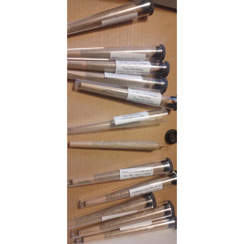 LOT DE 2 CONES pré roulés CBD et CBG